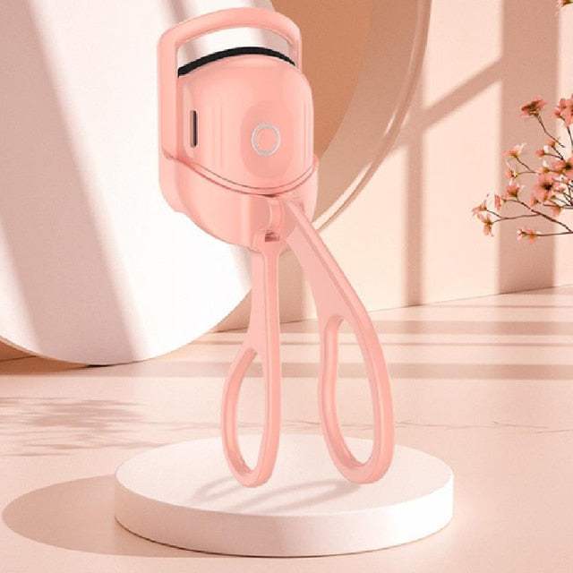 Portable Electric Heated Eyelash Curler for long-lasting curls