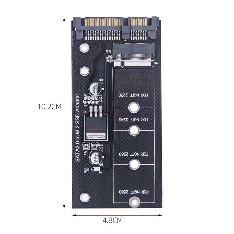 M.2 NGFF SSD to SATA 3 3.0 Adapter Card Converter B B&M Key Protocol Solid State Disk Drive 2230 2280 2242