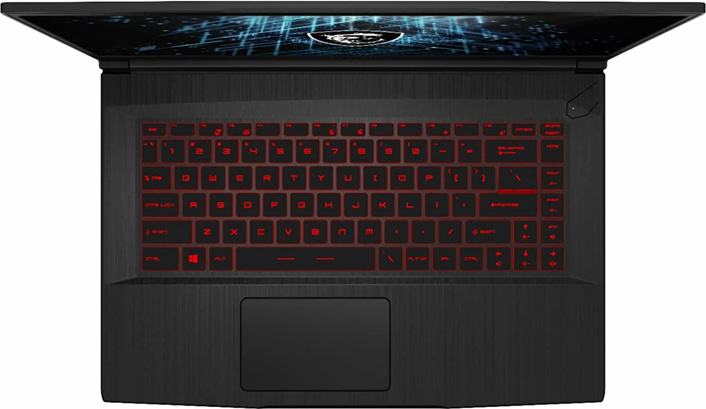 GF65 Gaming Laptop, 15.6" FHD 144Hz Display, Intel Core I5-10500H, 64GB DDR4 Memory, 2TB Pcie SSD, Geforce RTX 3060 Graphics, Backlit Keyboard, Webcam, Type-C, HDMI, Windows 11 Home, Black