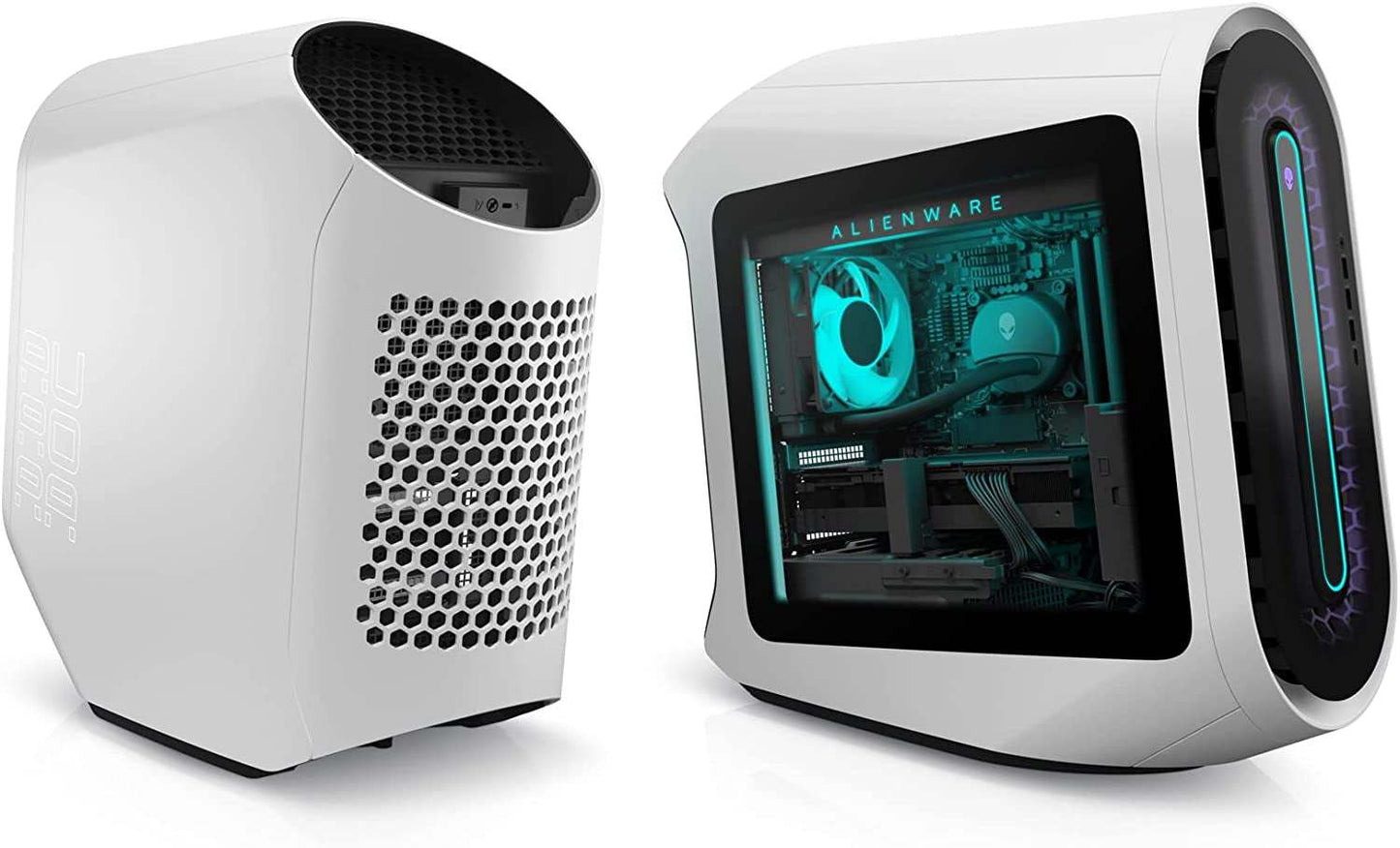 Aurora R13 Gaming Desktop - Intel Core I7-12700F, 16GB DDR5 RAM, 512GB SSD + 1TB HDD0, Nvidia RTX 3060Ti LHR 8GB GDDR6, Air Cooled, Killer, Wifi 6, Bluetooth 5.2, Windows 11 Home - White
