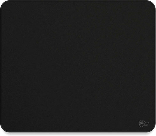 Large Gaming Mouse Mat/Pad - Stealth Edition - Stitched Edges, Black Cloth Mousepad | 11"X13" (G-L-Stealth)