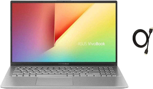ASUS Vivobook S17 2021 laptop with 17.3-inch FHD NanoEdge display, backlit keyboard, and included HDMI cable