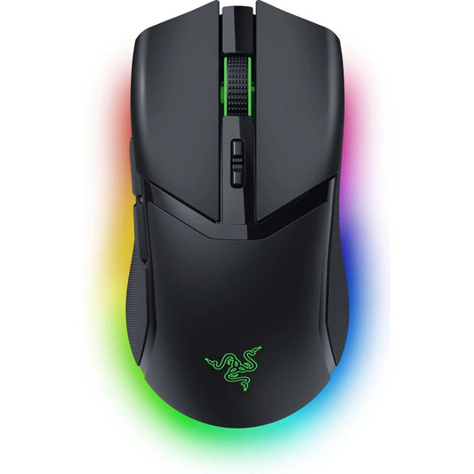Cobra Pro lightweight wireless black gaming mouse with Razer Chroma RGB lighting and customizable controls