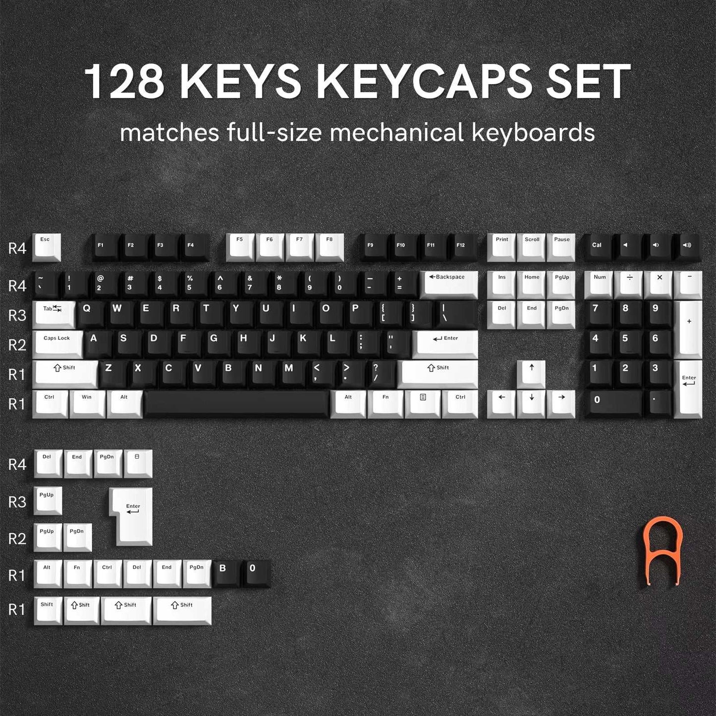 138 Keys Retro Brown Gray PBT Keycap Double Shot Cherry Profile Key Caps for Cherry MX Switches Mechanical Gamer Keyboard